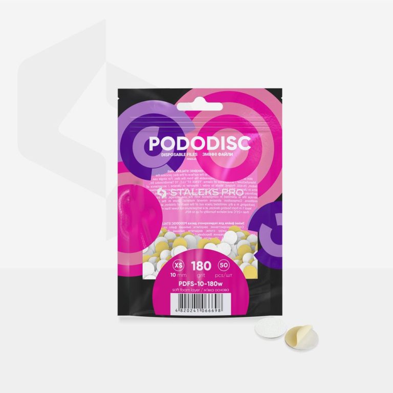 Staleks Recambios para pododisco Staleks con esponja – tamaño XS (10mm) grano 180