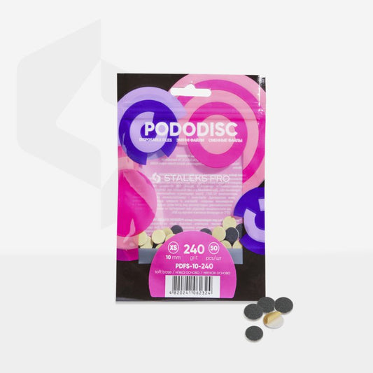 Staleks Recambios para pododisco Staleks con esponja – tamaño XS (10mm) grano 240