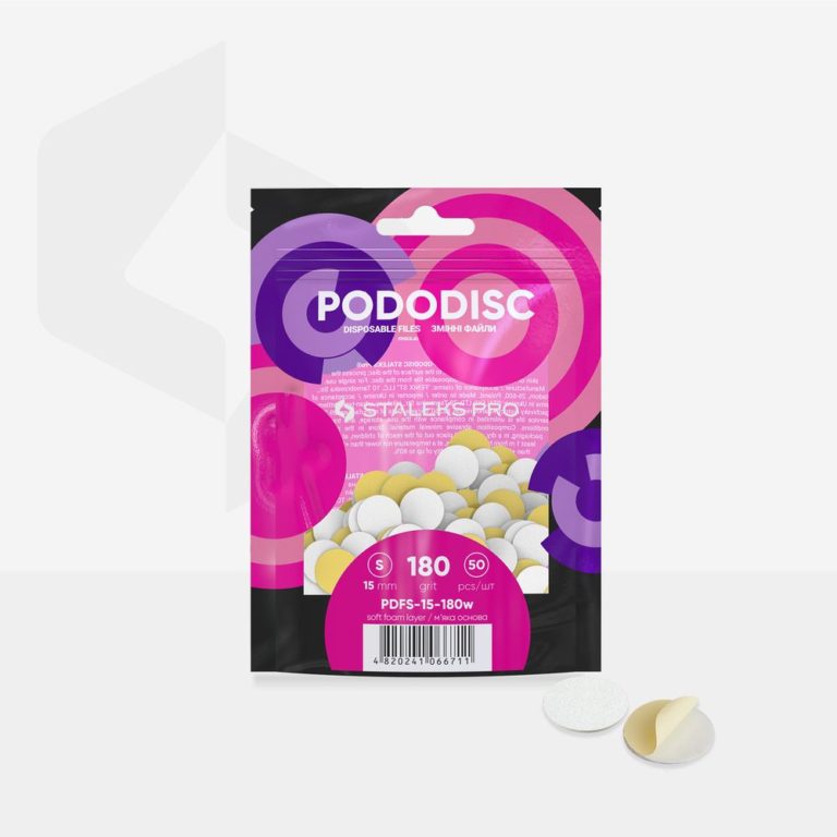 Staleks Recambios para pododisco Staleks con esponja – tamaño S (15mm) grano 180