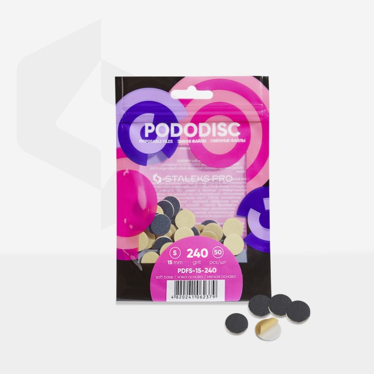 Staleks Recambios para pododisco Staleks con esponja – tamaño S (15mm) grano 240