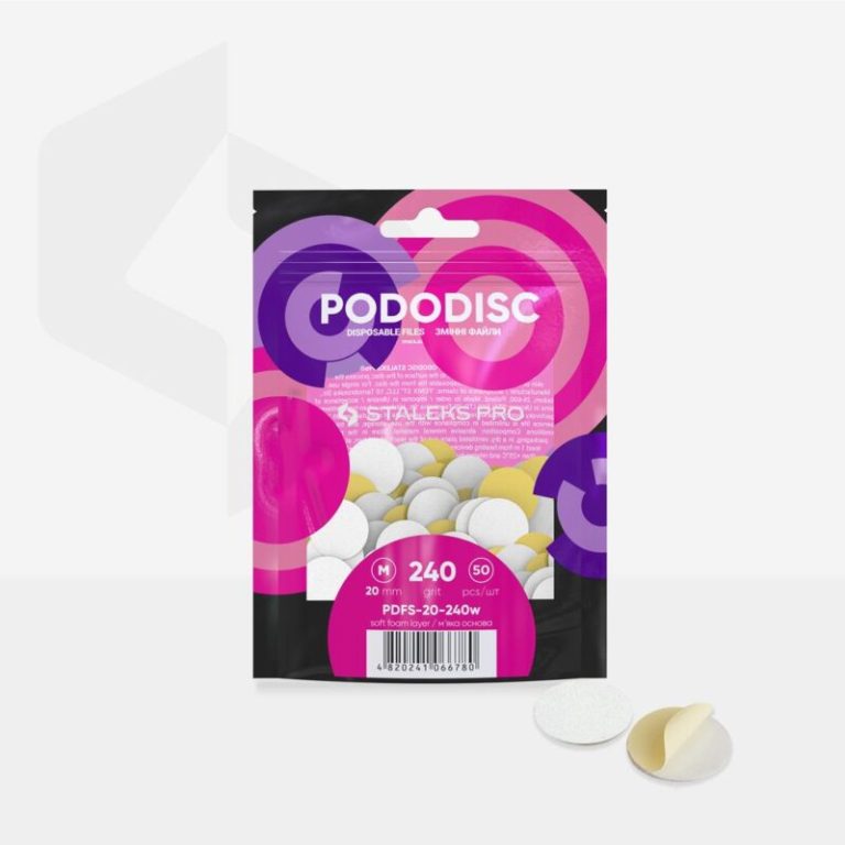 Staleks Recambios para pododisco Staleks con esponja – tamaño M (20mm) grano 240