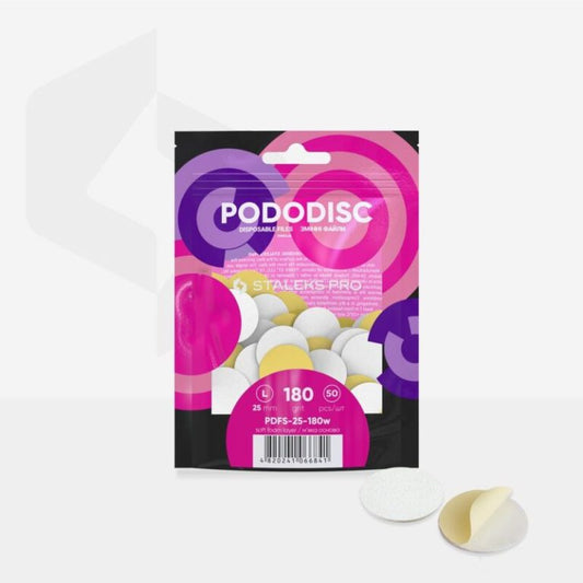 Staleks Recambios para pododisco Staleks con esponja – tamaño L (25mm) grano 180