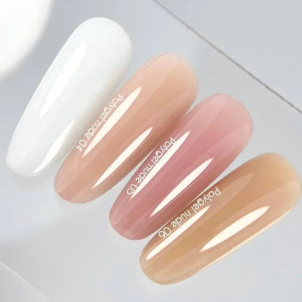 NAILSOFTHEDAY Polygel Milk — Polígel semitransparente en tono lechoso, 30 g