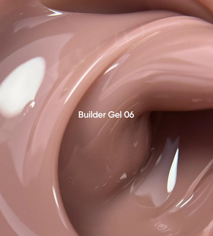 NAILSOFTHEDAY Builder Gel 06 — gel marrón claro para extensiones de uñas, 30 ml