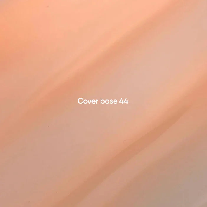 NAILSOFTHEDAY Cover Base 44 Light Pigment – base para uñas color melocotón semitransparente con pigmentación ligera, 10 ml
