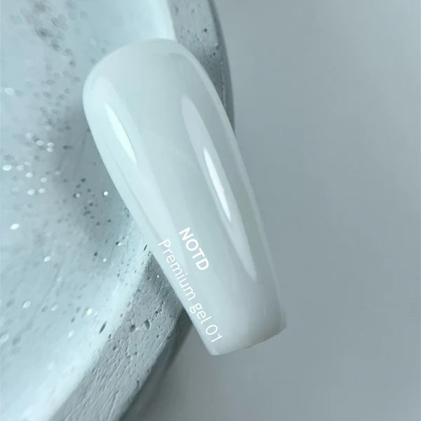 NAILSOFTHEDAY Premium gel 01 — gel de construcción lechoso, 30 ml