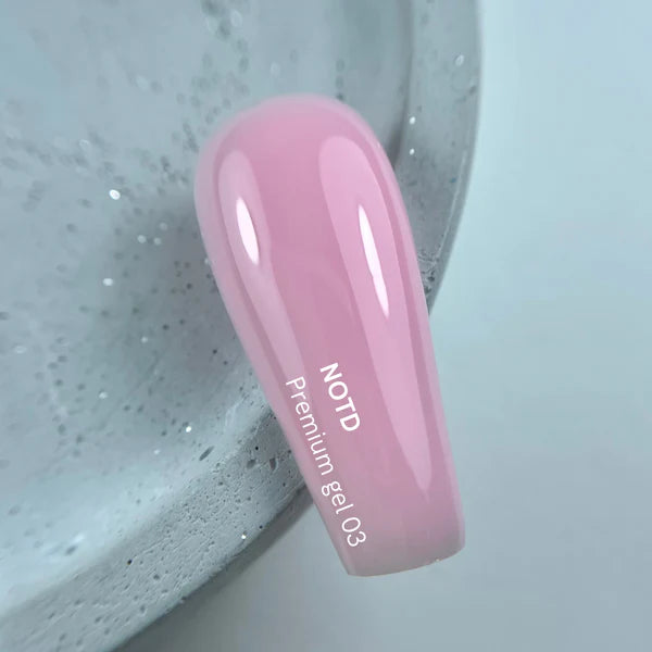 NAILSOFTHEDAY Premium gel 03 — gel de construcción (francés rosa leche), 30 ml