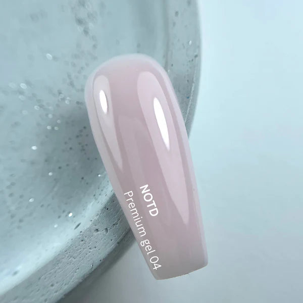 NAILSOFTHEDAY Premium gel 04 — gel de construcción (rosa claro francés), 30 ml