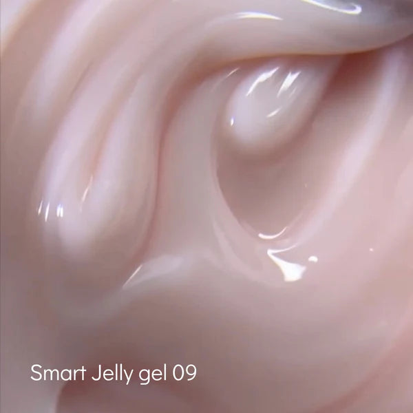 NAILSOFTHEDAY Smart Jelly gel 09 — gel de construcción para uñas color beige leche, 15 g
